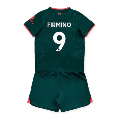 Liverpool Roberto Firmino #9 Tredjedraktsett Barn 2022-23 Kortermet (+ Korte bukser)
